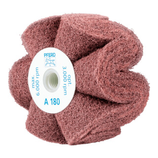 PFERD TOOLS POLINOX Vlies-Schleifrad PNG Ø 100x50mm Gewinde M14 A180 für Feinschliff und Finish