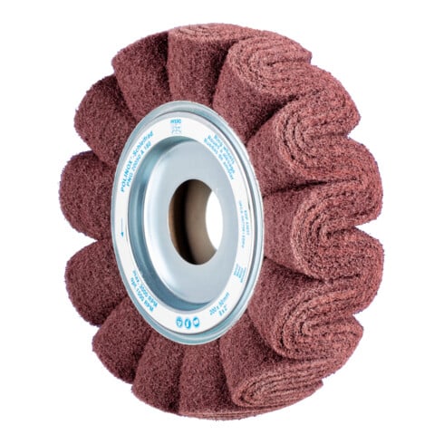 PFERD TOOLS POLINOX Vlies-Schleifrad PNG Ø 200x50mm Bohrung-Ø 44 mm A180 für Feinschliff und Finish