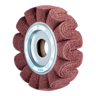 PFERD TOOLS POLINOX Vlies-Schleifrad PNG Ø 200x50mm Bohrung-Ø 44 mm A180 für Feinschliff und Finish