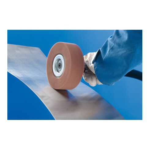 PFERD TOOLS POLINOX Vlies-Schleifrad PNL Ø 150x50mm Bohrung-Ø 25,4 mm A180 für Feinschliff und Finish