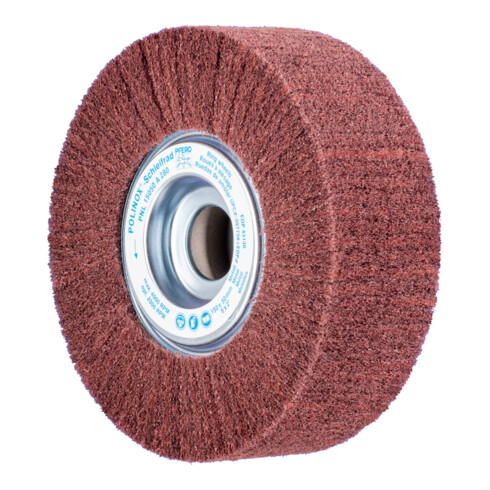 PFERD TOOLS POLINOX Vlies-Schleifrad PNL Ø 150x50mm Bohrung-Ø 25,4 mm A280 für Feinschliff und Finish