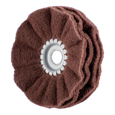 PFERD TOOLS POLINOX Vlies-Schleifrad PNR Ø 150x40mm Bohrung-Ø 20 A280 für Feinschliff und Finish