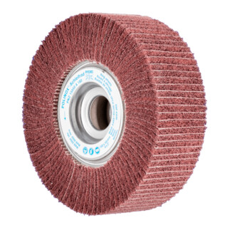 PFERD TOOLS POLINOX Vlies-Schleifrad PNZ Ø 150x50mm Bohrung-Ø 25,4 mm A180 für Feinschliff und Finish