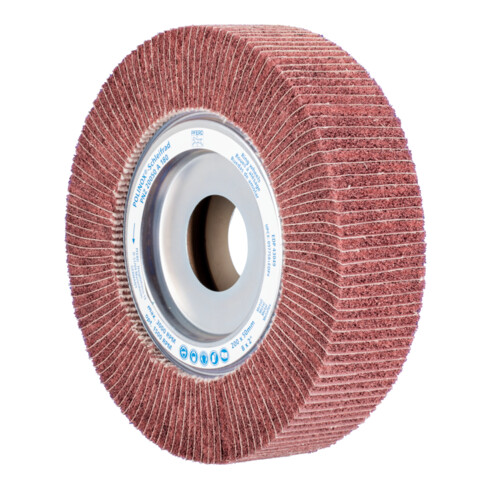 PFERD TOOLS POLINOX Vlies-Schleifrad PNZ Ø 200x50mm Bohrung-Ø 44 mm A180 für Feinschliff und Finish