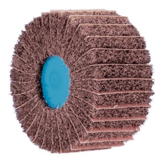 PFERD TOOLS POLINOX Vlies-Schleifrad PNZ Ø 100x50mm Gewinde 5/8-11 A100 für Feinschliff und Finish