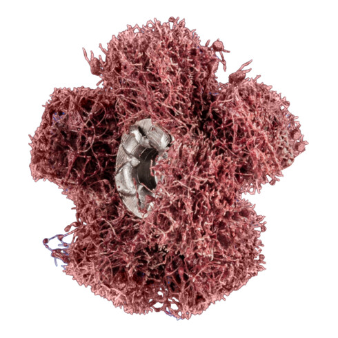 PFERD TOOLS POLINOX Vlies-Schleifstern PNST Ø 25 mm Gewinde 8-32 UNC A80 für Feinschliff und Finish