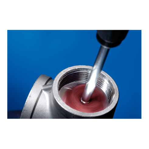 PFERD TOOLS POLINOX Vlies-Schleifstern PNST Ø 50mm Gewinde 8-32 UNC A80 für Feinschliff und Finish