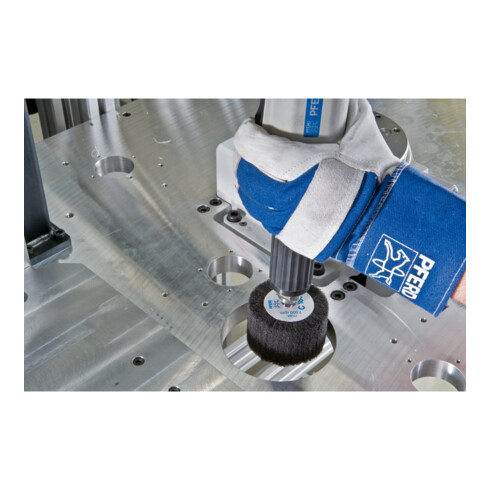 PFERD TOOLS POLINOX Vlies-Schleifstift PNZ Ø 80x50mm Schaft-Ø 6 mm SIC100 für Feinschliff und Finish