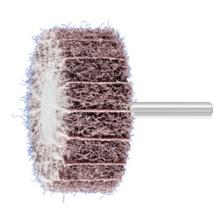 PFERD TOOLS POLINOX Vlies-Schleifstift PNZ Ø 60x25 mm Schaft-Ø 6 mm A100 für Feinschliff und Finish