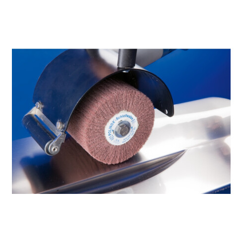 PFERD TOOLS POLINOX Vlies-Schleifwalze PNL Ø 100x100mm Keilnut 19 mm A180 für Feinschliff und Finish