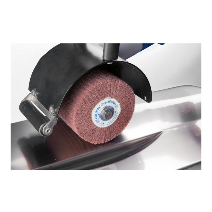 PFERD TOOLS POLINOX Vlies-Schleifwalze PNL Ø 100x100mm Keilnut 19 mm A100 für Feinschliff und Finish