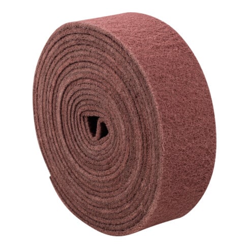 PFERD TOOLS POLINOX Vliesbandrolle VBR 100mmx10m Korund A280 für Feinschliff und Finish