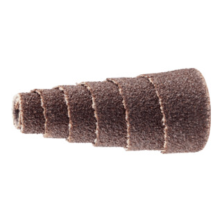 PFERD TOOLS POLIROLL PRK konische Schleifrollen Ø 12x25 mm Bohrung Ø 3 mm Korund A150