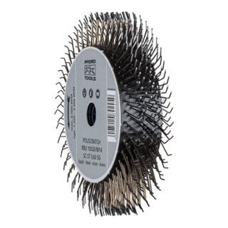 PFERD TOOLS POLISCRATCH Rundbürste ungezopft RBU Ø100x20mm M14 Stahl-Draht-Ø0,60 Winkelschleifer