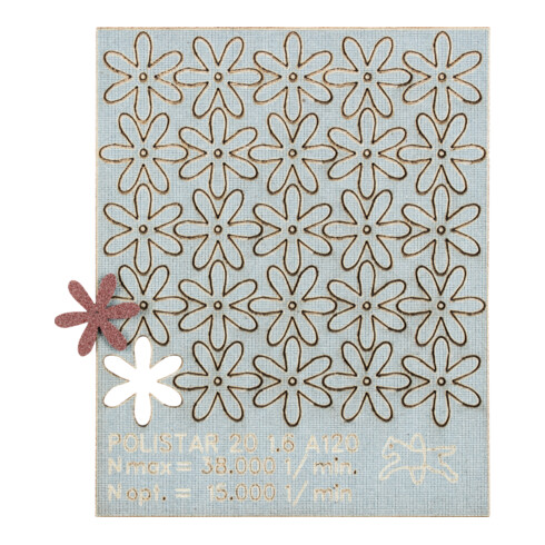 PFERD TOOLS POLISTAR PST Ø 20mm Bohrung Ø 1,6 mm A120 zum Schleifen von Bohrungen und Rohren