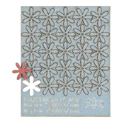 PFERD TOOLS POLISTAR PST Ø 20mm Bohrung Ø 1,6 mm A60 zum Schleifen von Bohrungen und Rohren