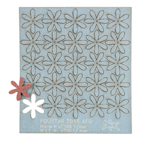 PFERD TOOLS POLISTAR PST Ø 30mm Bohrung Ø 1,6 mm A60 zum Schleifen von Bohrungen und Rohren