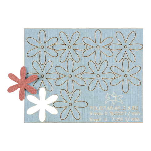 PFERD TOOLS POLISTAR PST Ø 40mm Bohrung Ø 3 mm A80 zum Schleifen von Bohrungen und Rohren