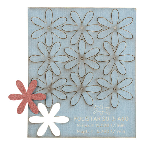 PFERD TOOLS POLISTAR PST Ø 50mm Bohrung Ø 3 mm A60 zum Schleifen von Bohrungen und Rohren