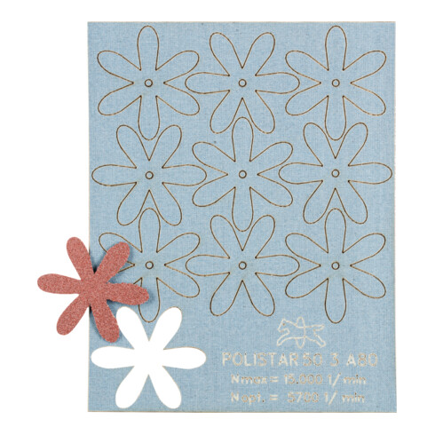 PFERD TOOLS POLISTAR PST Ø 50mm Bohrung Ø 3 mm A80 zum Schleifen von Bohrungen und Rohren