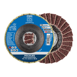 PFERD TOOLS POLIVLIES-Fächerscheibe PVL 115-X-LOCK A 100 G