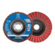 PFERD TOOLS POLIVLIES-Fächerscheibe PVZ Keramik Ø 115 mm Bohrung 22,23 mm CO-COOL120/A240F für Feinschliff