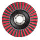 PFERD TOOLS POLIVLIES-Fächerscheibe PVZ Keramik Ø 115 mm Bohrung 22,23 mm CO-COOL120/A240F für Feinschliff