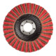 PFERD TOOLS POLIVLIES-Fächerscheibe PVZ Keramik Ø 115 mm Bohrung 22,23 mm CO-COOL60/A100 G für Feinschliff