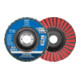 PFERD TOOLS POLIVLIES-Fächerscheibe PVZ Keramik Ø 125 mm Bohrung 22,23 mm CO-COOL120/A240F für Feinschliff