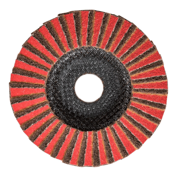 PFERD TOOLS POLIVLIES-Fächerscheibe PVZ Keramik Ø 125 mm Bohrung 22,23 mm CO-COOL60/A100 G für Feinschliff