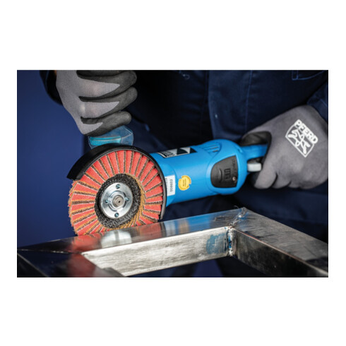 PFERD TOOLS POLIVLIES-Fächerscheiben Set PVZ 3-tlg. Keramik Ø 125 mm Boh. Ø 22,23 mm CO-COOL60/G,80/M,120/F