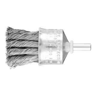 PFERD TOOLS POS Pinselbürste gezopft PBG Ø30mm Schaft-Ø6 mm Stahl-Draht-Ø0,35