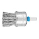 PFERD TOOLS POS Pinselbürste mit Kunststoffschutz gezopft PBG Ø30mm Schaft-Ø6 mm Edelstahl-Draht-Ø0,35-1