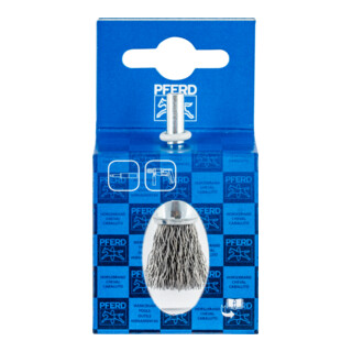 PFERD Pinselbürste mit Schaft, gezopft POS PBG 1919/6 ST 0,35