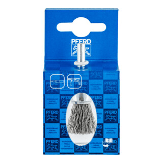 PFERD Pinselbürste mit Schaft, gezopft POS PBG 1919/6 ST 0,35