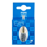 PFERD TOOLS POS Pinselbürste ungezopft PBU Ø15 mm Schaft-Ø6 mm SiC-Filament-Ø0,90 Korn 180 (10)-4