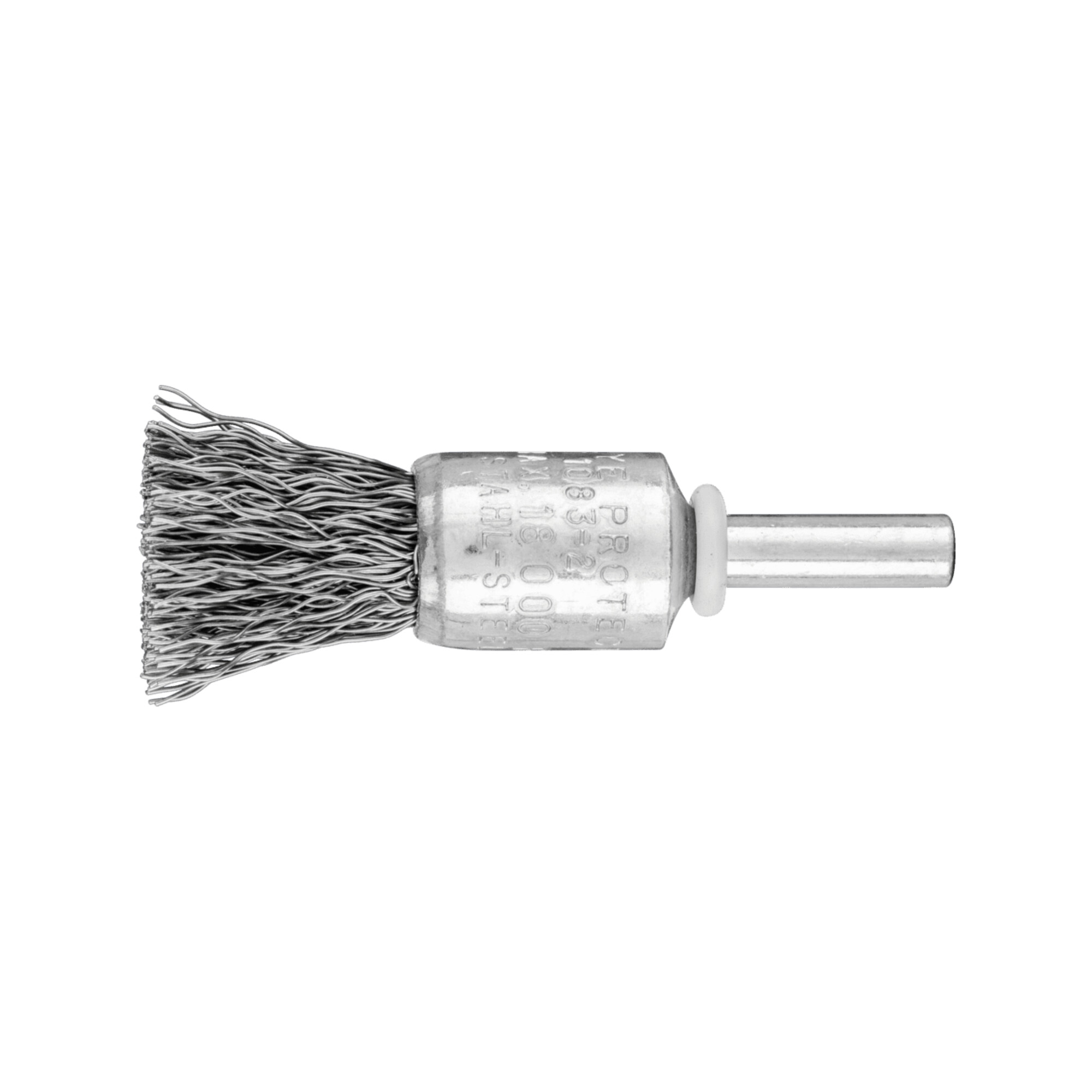 PFERD TOOLS POS Pinselbürste ungezopft PBU Ø15 mm Schaft-Ø6 mm Stahl-Draht-Ø0,35