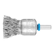 PFERD TOOLS POS Pinselbürste ungezopft PBU Ø20mm Schaft-Ø6 mm Edelstahl-Draht-Ø0,50
