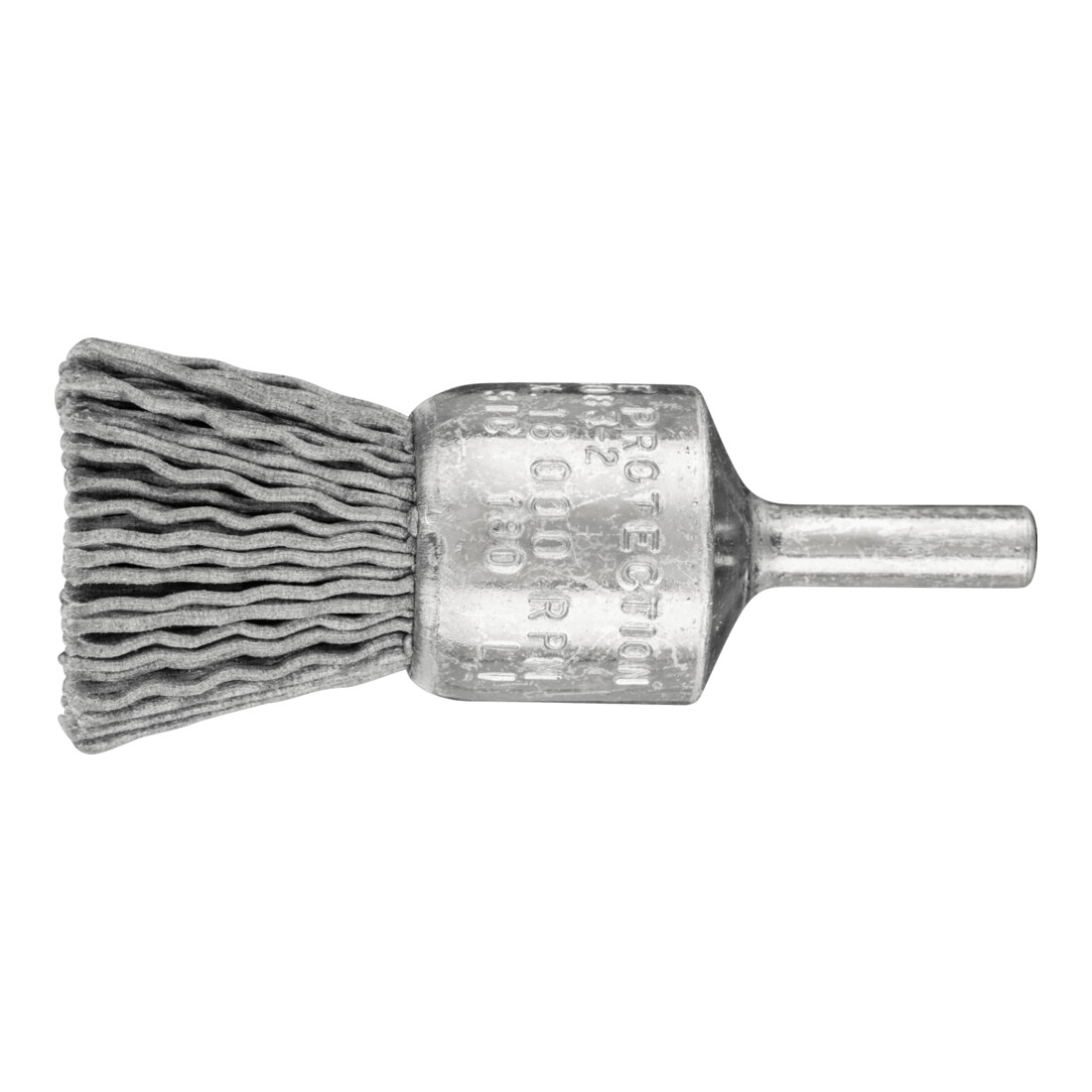 PFERD TOOLS POS Pinselbürste ungezopft PBU Ø20mm Schaft-Ø6 mm SiC-Filament-Ø0,90 Korn 180