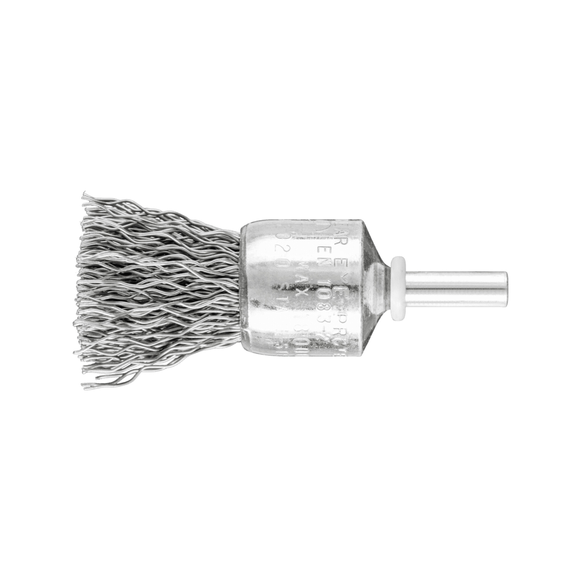PFERD TOOLS POS Pinselbürste ungezopft PBU Ø20mm Schaft-Ø6 mm Stahl-Draht-Ø0,50