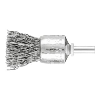 PFERD TOOLS POS Pinselbürste ungezopft PBU Ø20mm Schaft-Ø6 mm Stahl-Draht-Ø0,50