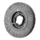 PFERD TOOLS POS Rundbürste breit ungezopft RBU Ø200x25xvariable Bohrung Edelstahl-Draht-Ø0,30 Schleifbock