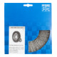 PFERD TOOLS POS Rundbürste breit ungezopft RBU Ø200x25xvariable Bohrung Stahl-Draht-Ø0,30 Schleifbock-2