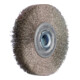 PFERD TOOLS POS Rundbürste breit ungezopft RBU Ø200x38xvariable Bohrung Edelstahl-Draht-Ø0,30 Schleifbock