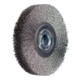 PFERD TOOLS POS Rundbürste breit ungezopft RBU Ø200x38xvariable Bohrung Stahl-Draht-Ø0,30 Schleifbock
