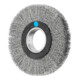 PFERD TOOLS POS Rundbürste breit ungezopft RBU Ø180x25xvariable Bohrung Edelstahl-Draht-Ø0,30 Schleifbock