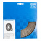 PFERD TOOLS POS Rundbürste breit ungezopft RBU Ø200x38xvariable Bohrung Edelstahl-Draht-Ø0,30 Schleifbock