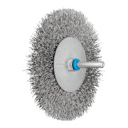 PFERD TOOLS POS Rundbürste ungezopft RBU Ø100x10mm Schaft-Ø6 mm Edelstahl-Draht-Ø0,30