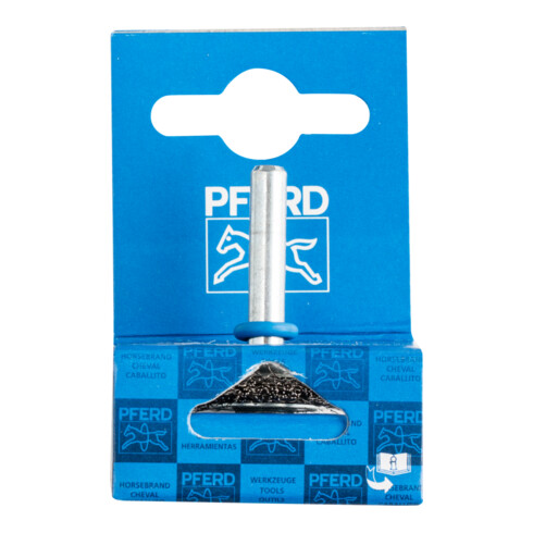 PFERD TOOLS POS Rundbürste ungezopft RBU Ø30x6 mm Schaft-Ø6 mm Edelstahl-Draht-Ø0,20