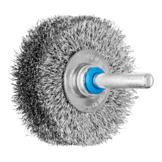 PFERD TOOLS POS Rundbürste ungezopft RBU Ø50x15 mm Schaft-Ø6 mm Edelstahl-Draht-Ø0,20